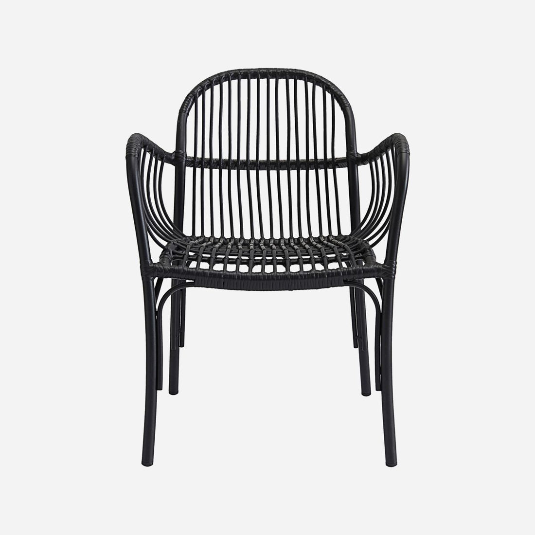 House Doctor-chair, Brea, Black-L: 62 cm, W: 62 cm, H: 83 cm