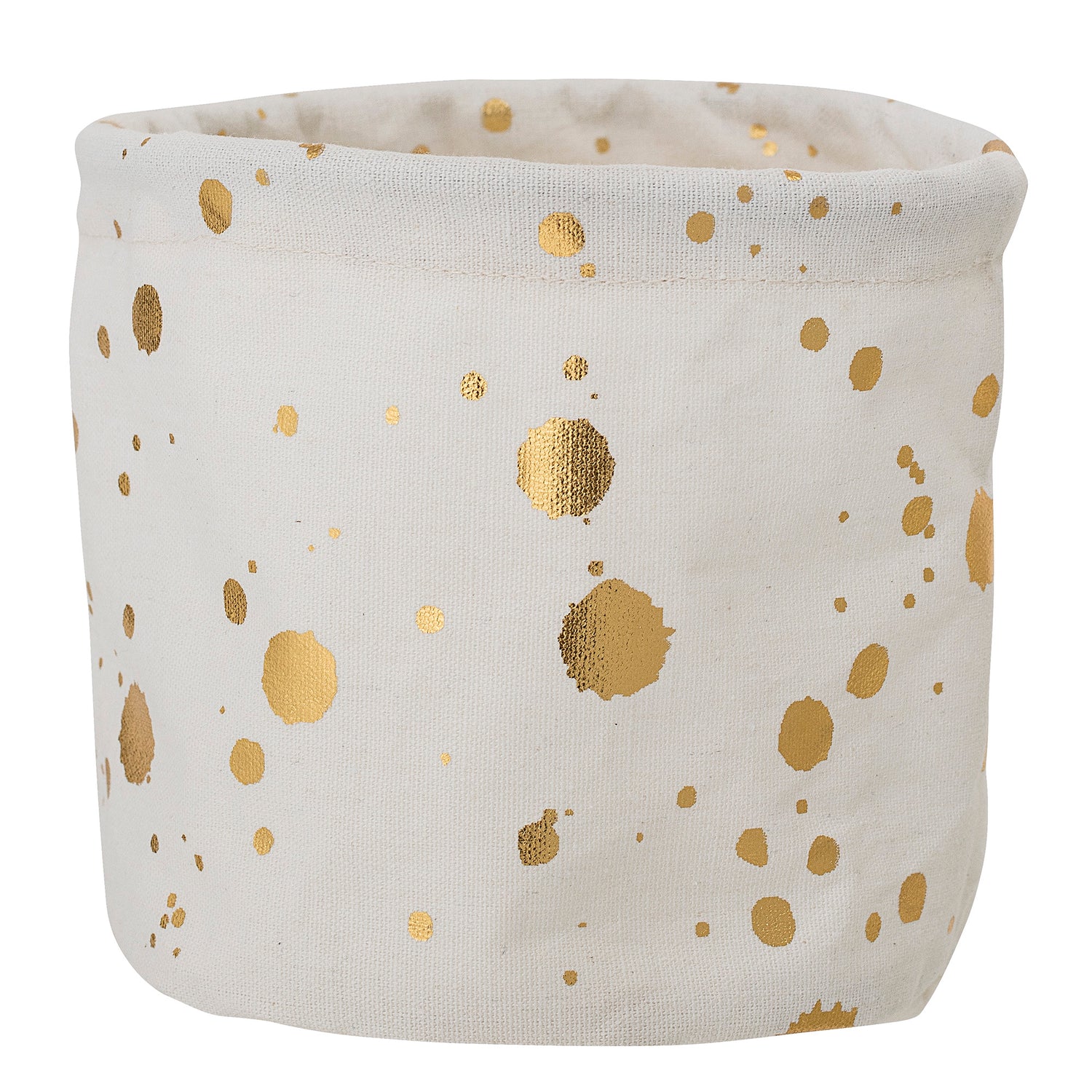 BLOOMINGVILLE MINI Frenja Opbevarings Kurv, Hvid, Bomuld - D15xH15 cm - DesignGaragen.dk.