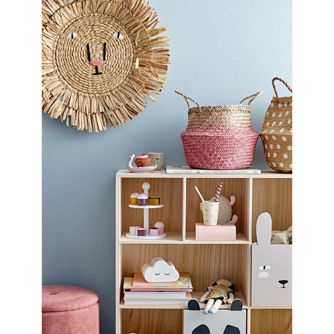 Basir Væg Dekoration, Natur, Vandhyacint - D63 cm - BLOOMINGVILLE MINI - DesignGaragen.dk